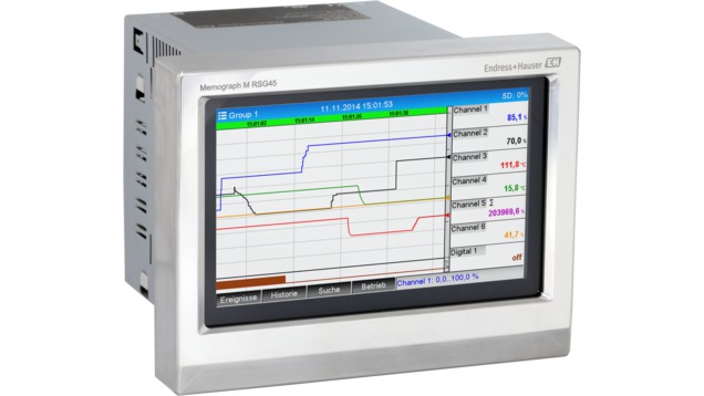 Memograph M RSG45 with Touchscreen